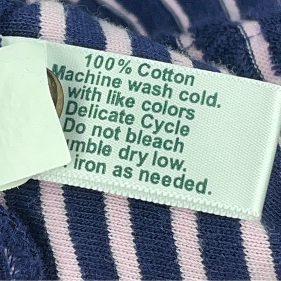 Croquet XXL Terrycloth Button Up Shirt men’s 0953 pink blue stripe short sleeve - Picture 6 of 9